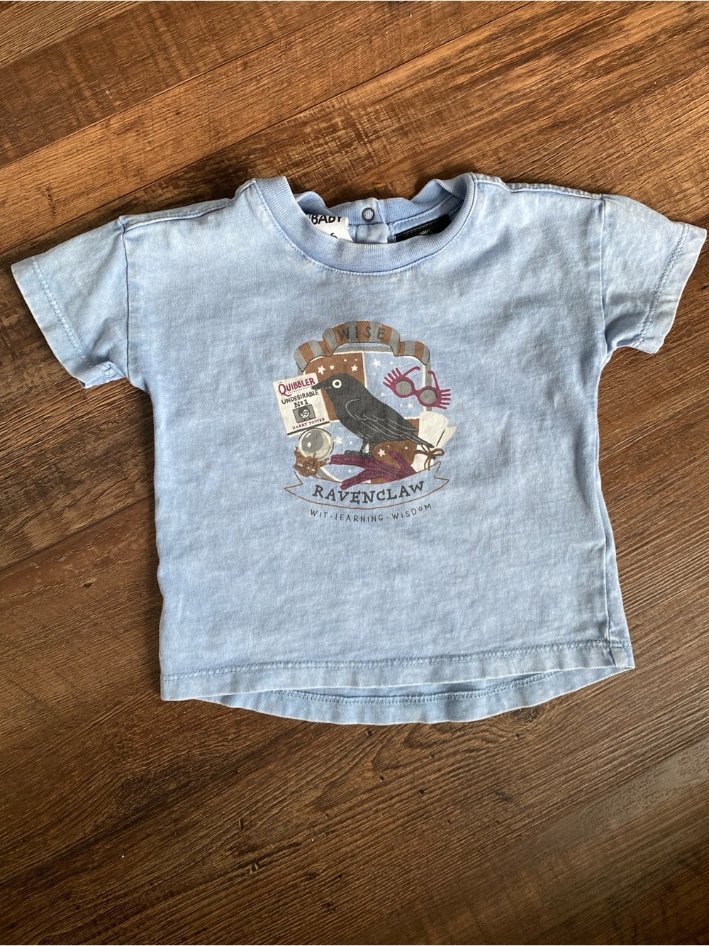 Harry Potter Ravenclaw Baby Blue Short Sleeve Tee 3-6M
